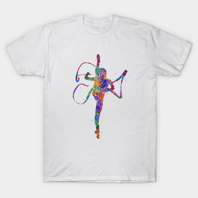 Rhythmic gymnastics T-Shirt by Yahya Art